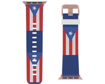 Puerto Rican Flag Watch Band for Apple Watch