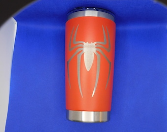 Laser Engraved Spider-Man 20oz Tumbler