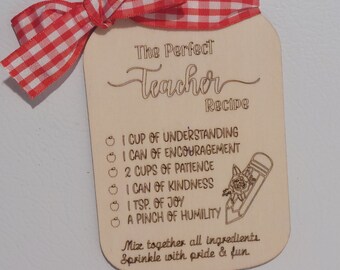 Engraved Teacher Appreciation Fridge Magnet