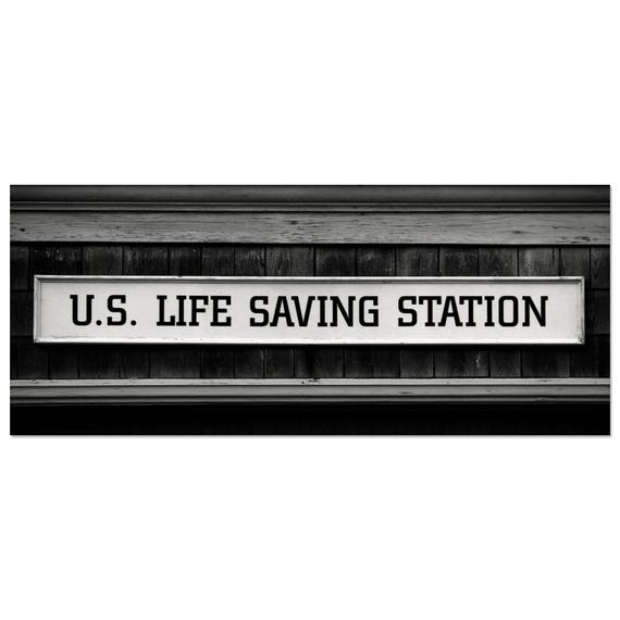 Life-saving History - USLSS Name Plaque - Museum-Quality Matte Paper Poster