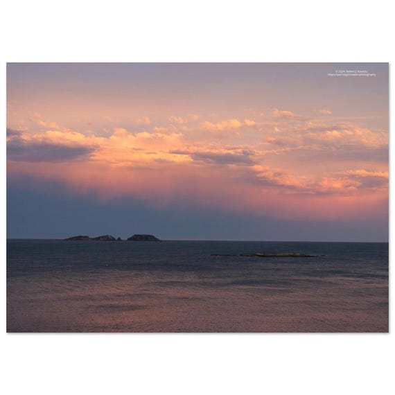 Tolgate Sunset - On Premium Semi-Glossy Paper Poster