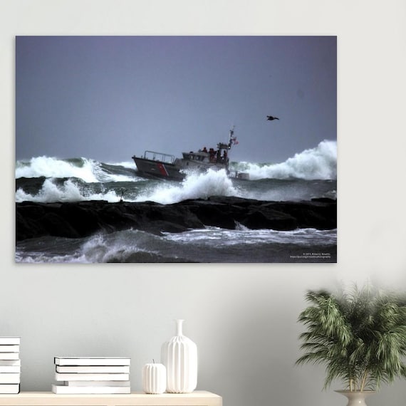 Heavy Weather Training Water focus - On Premium Semi-Glossy Paper Poster