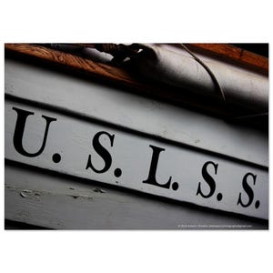Rescue boat History - USLSS - Premium Semi-Glossy Paper Poster