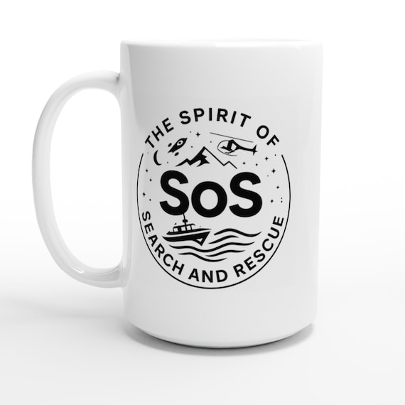 Spirit of Search and Rescue White 15oz Ceramic Mug - Ethically Grounded Method