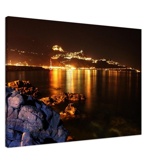 Giardini sea lights 1 - Canvas