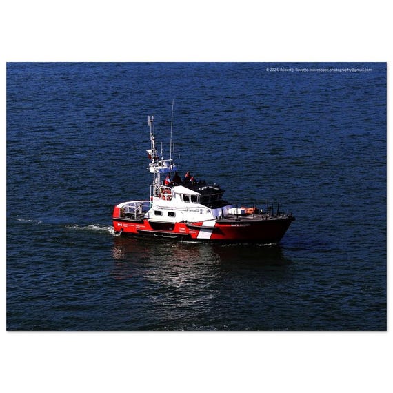 Rescue Boat Canada - Premium Semi-Glossy Paper Poster