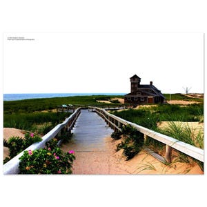 Path to Old Harbor - Premium Semi-Glossy Paper Poster