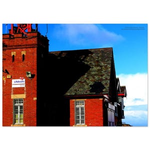 Life-boat station side - UK Premium Matte Paper Poster