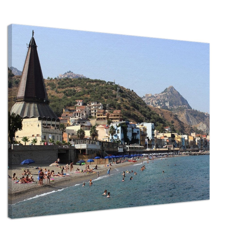 Giardini-Naxos Beach - Canvas