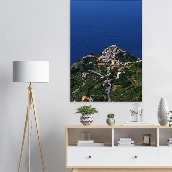 Italy from above - Premium Semi-Glossy Paper Poster