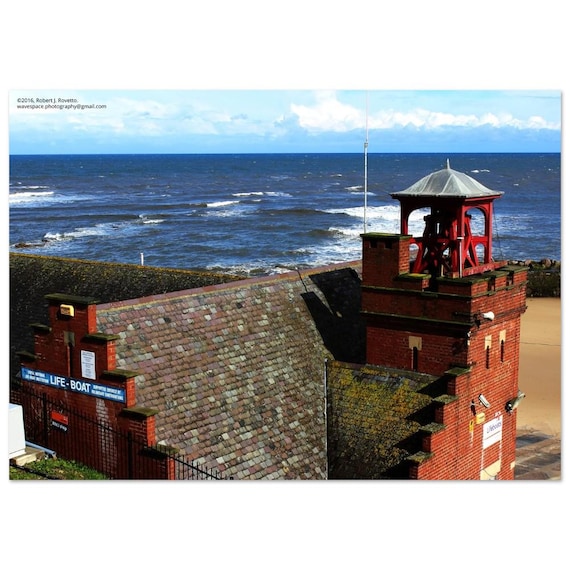 Life-boat station view 2 - UK  Premium Matte Paper Poster