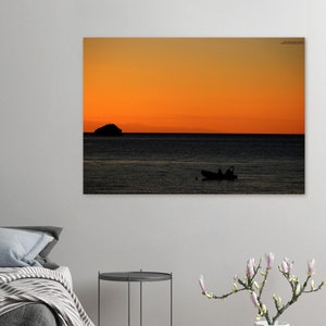 Amanecer en Sicilia - Italia - Póster de papel mate premium