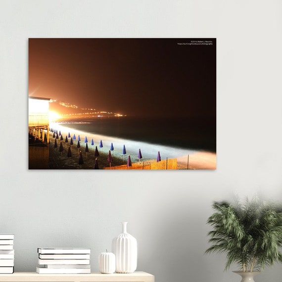 Giardini night stream - Premium Semi-Glossy Paper Poster