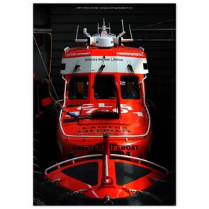 Lifeboat - UK - Premium Semi-Glossy Paper Poster