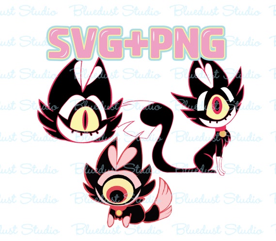 Digital Download Keekee Hazbin Hotel SVG+PNG (6 File Tot), Charlie