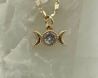 Collana Kirks Folly Rainbow Memories 12mm Vetro Vista Mare Luna - Nuova Senza Etichette