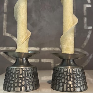 Pewter Norway Candlesticks - Etsy display picture 1