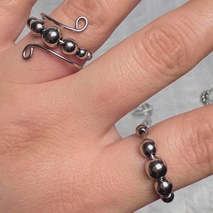 Fidget ring for meditation, adhd, skin picking, stimming