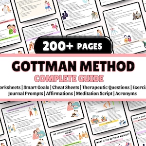 Gottman Method Complete Guide | Gottman Couples Therapy | Couples Therapy | Gottman Communication Tools | Four Horsemen | Therapy Notes