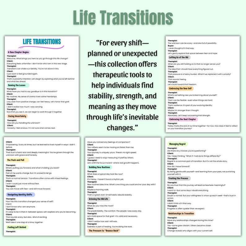 800+ Therapy Session Scripts for Therapists | Therapist Resource ...