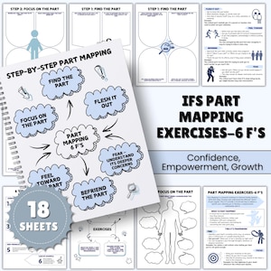 Exercícios de Mapeamento de Partes do IFS | Planilhas do Sistema IFS | Sistemas Familiares Internos | 6 F's do Trabalho de Partes | Regulação Emocional