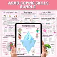 Adhd-executive Functioning Worksheet Bundle for Kids, Time Management ...