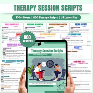 800+ Therapy Session Scripts For Therapists | Therapist Resource | Therapy Scripts | Mental Health Worksheets | Psychotherapy Cheat Sheet