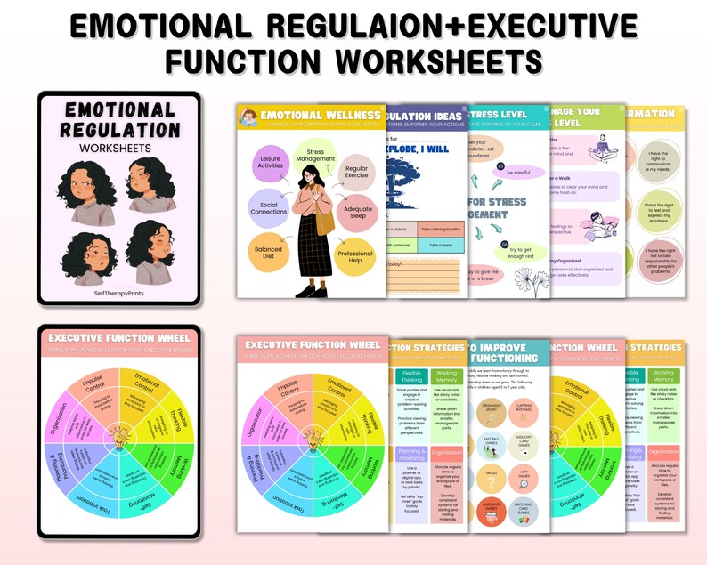Kids ADHD Executive Function Bundle | ADHD Coping Skills | Assertive ...