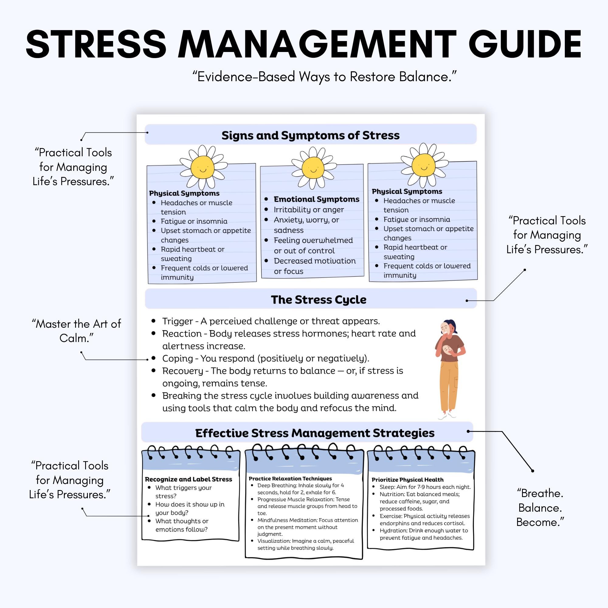Stress Management Guide | Stress Relief Toolkit | Mental Health ...