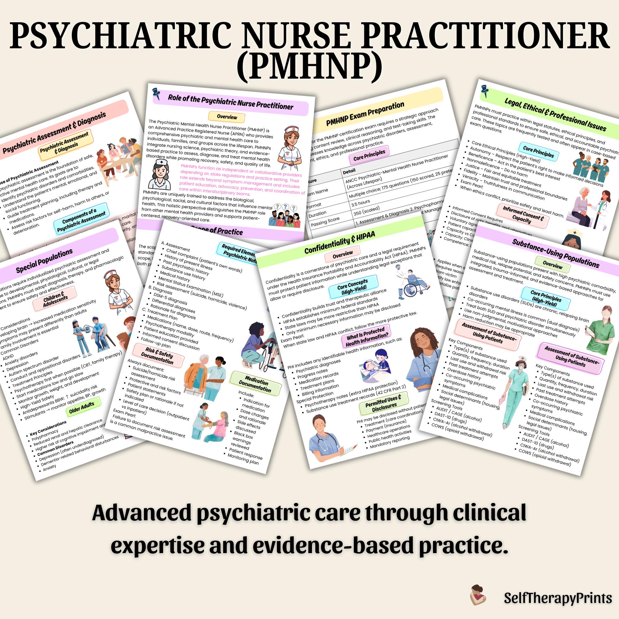 Psychiatric Nurse Practitioner (PMHNP) Study Guide | Psychiatric ...