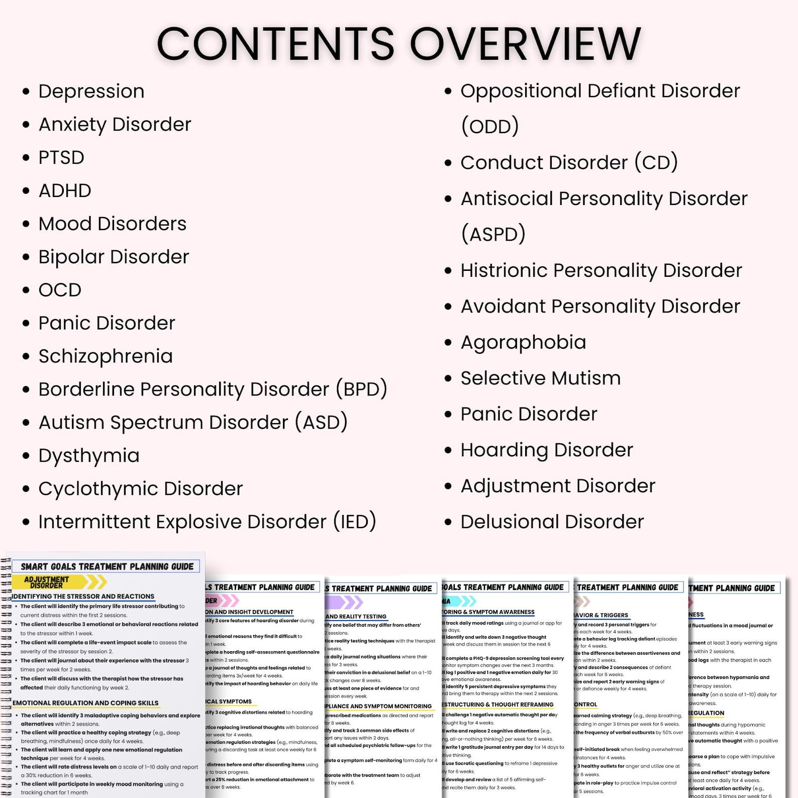 Smart Therapy Chart.pdf 750 Therapy SMART Goals Treatment Planning | Therapy Goals | Therapy ...