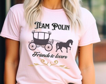 Team Polin Bridgerton sweatshirt Penelope Colin lady whistledown gift for her fan gift Bridgerton friends to lovers wallflower gets her day