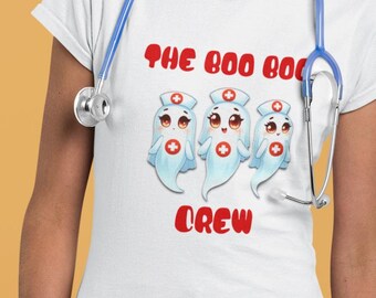Nurse Halloween T shirt, Boo Crew, Nurse life, ER tee, Doctor fall shirt, Ghost nurse, NICU, Neonatel, hospital party, Peds, doctors office