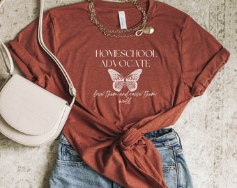 Homeschool Mama Jersey Kurzarm-T-Shirt, Hausschule-T-Shirt, Homeschooling-T-Shirt, Geschenk für Mutter, Mutterschafts-T-Stück, Lehrer-T-Shirt, Homeschool Boho