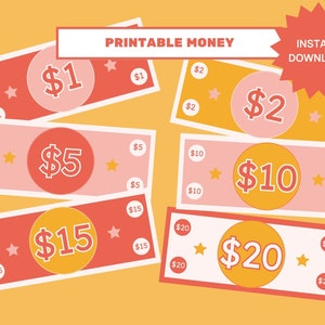 Money Reward Bucks for kids | Printable Play Money for kids | Pretend Money
