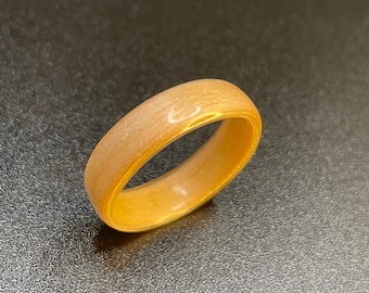 Maple Essence: Handcrafted Maple Bentwood Ring