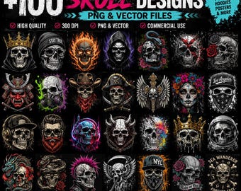 100+ Premium Streetwear Urban Style Design Pack, Modern T-shirt Design Pack, Skulls Clothing, Urban Clothing, T-shirt Print Design