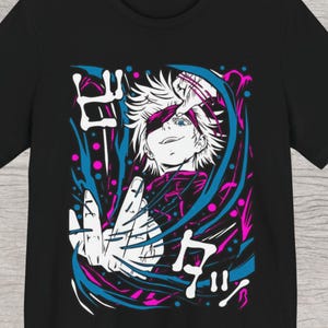 Anime Shirt Jujutsu Kaisen Shirt JJK Shirt Anime Gojo Satoru Shirt Otaku Style T Shirt Anime Gift for Him Anime Streetwear Anime Shirt