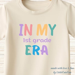 In mijn 1e leerjaar T-shirt terug naar school shirt Prek eerste schooldag shirt eerste leerjaar terug naar school shirts terug naar school cadeau kinderdagverblijf