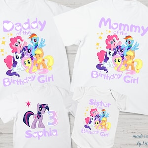 Kids Birthday Shirt Pony Birthday Party Matching Shirt Pony Birthday Girl Shirt Pony Birthday Boy Pony Personalized Birthday Tee Pony