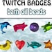 see more listings in the Twitch badges section