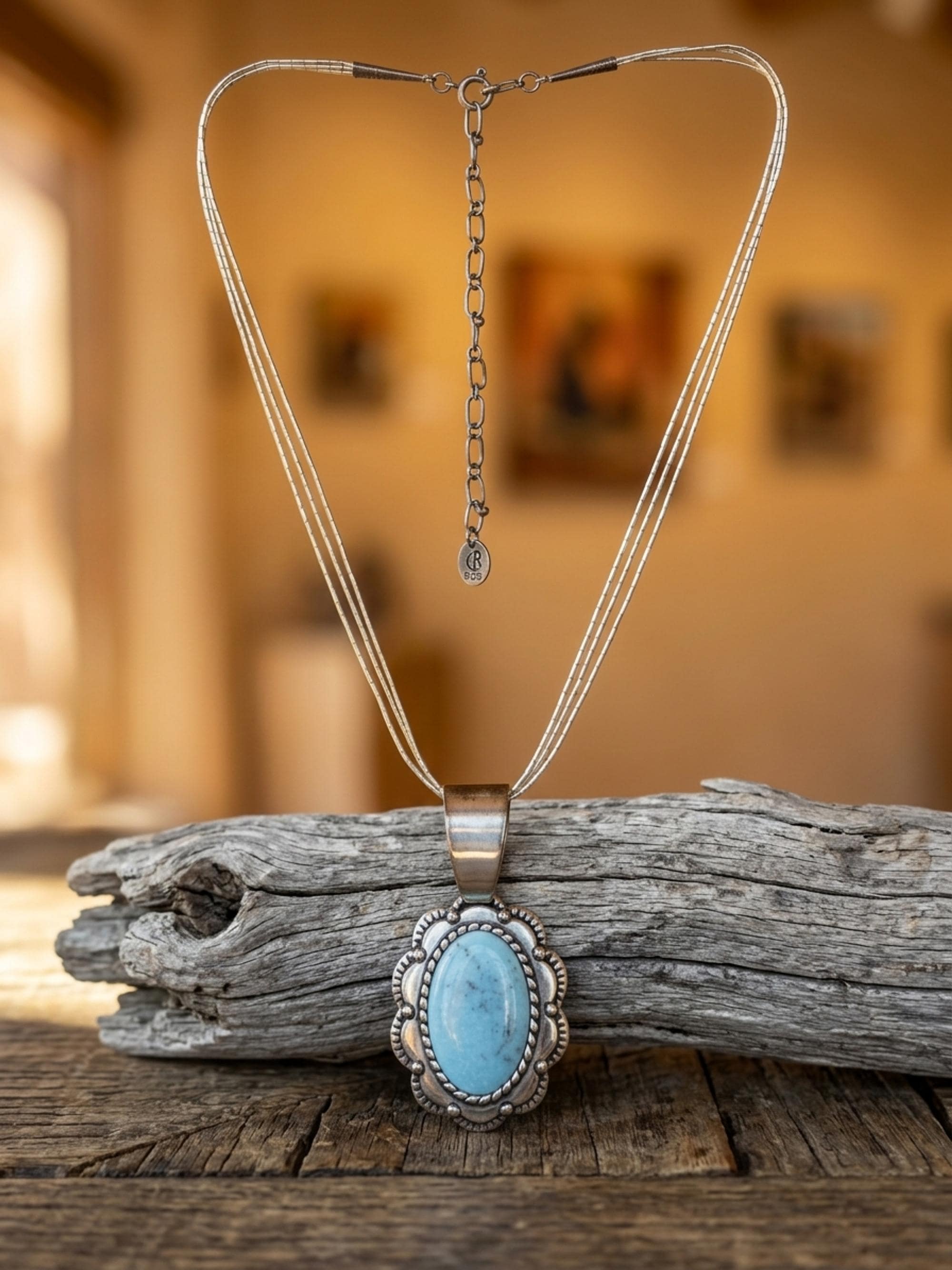 Carolyn Pollack ターコイズ ペンダント ネックレス　シルバー Carolyn Pollack Turquoise Necklace - Etsy