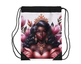 MMC Mischa Belle Pink Drawstring Bag