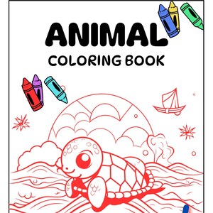 Incredibile libro da colorare per bambini con animali teneri e teneri!