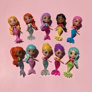 Muñeca sirena en miniatura: colgante/llavero de joyería DIY