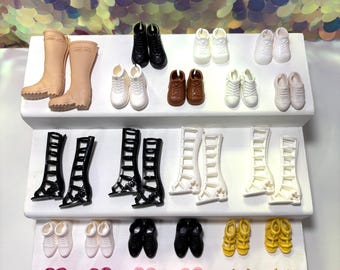 Doll Flat Shoe Sneaker Sandals Boots for 11.5" Dolls - 24 Pairs