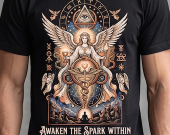 Awaken The Spark Within Gnostic Angelic Enlightenment Comfort Colors Tee