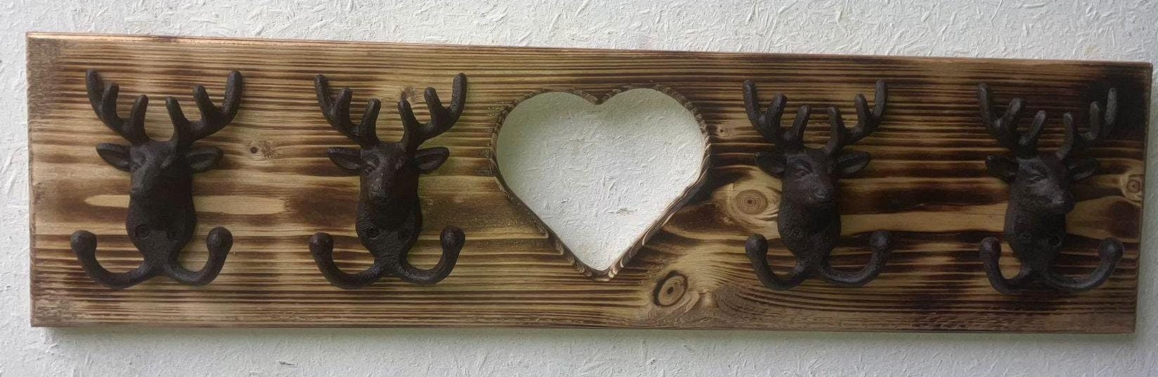 Cloakroom panel Cloakroom Rustic Alpine style Alpine flair Upcycled old wood