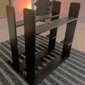 Corredores de banco, patas de mesa de café, base de tablero bajo