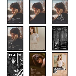 9+Custom Clairo Sling Music Album Poster, Canvas Print, Music Album Poster, HD Poster print, Vintage Poster, Art Collectibles, Home Decor